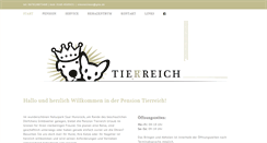 Desktop Screenshot of pension-tierreich.de