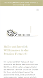 Mobile Screenshot of pension-tierreich.de